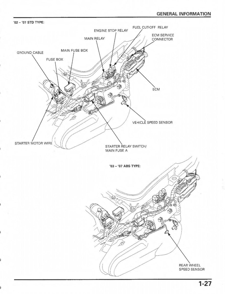 Technical diagram of a vehicle's electrical system layout on a white background