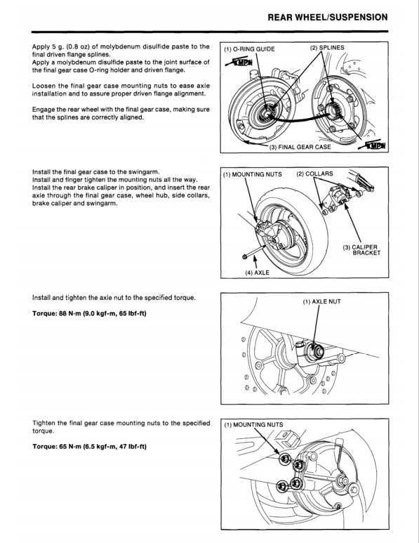 Honda NT650 DEAUVILLE NT650v 1998-2005 Service Manual