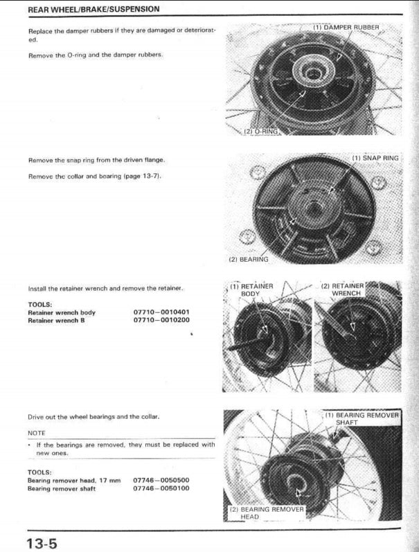Honda NX250 Dominator 1988-1990 Service Manual