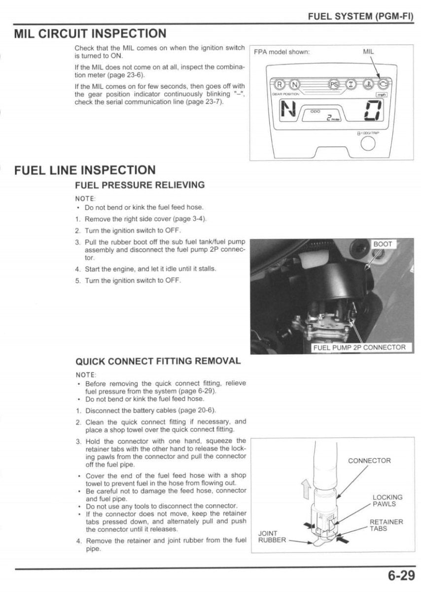Honda TRX420 09-11 Manual page sample