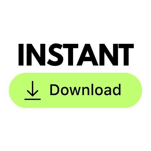 Text 'INSTANT Download' with a green button on a white background