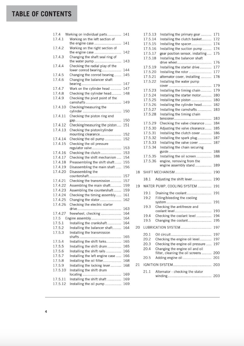 KTM 390 DUKE 2016 Service Workshop Repair Manual