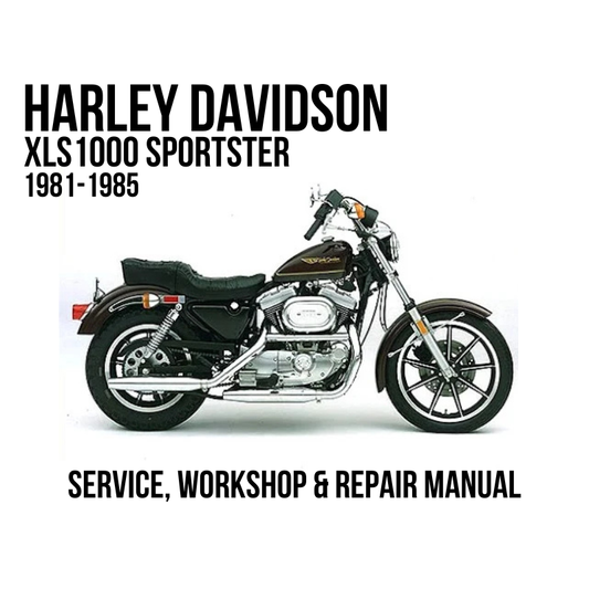 Harley Davidson XLS1000 Sportster 1981-1985 Service Manual
