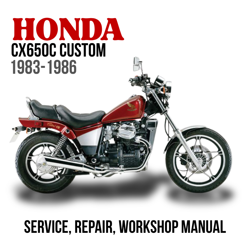 Honda CX650C Custom 1983-1986 Service Manual