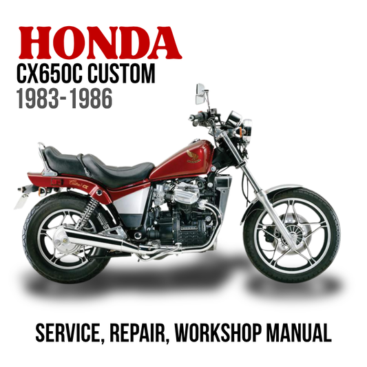 Honda CX650C Custom 1983-1986 Service Manual