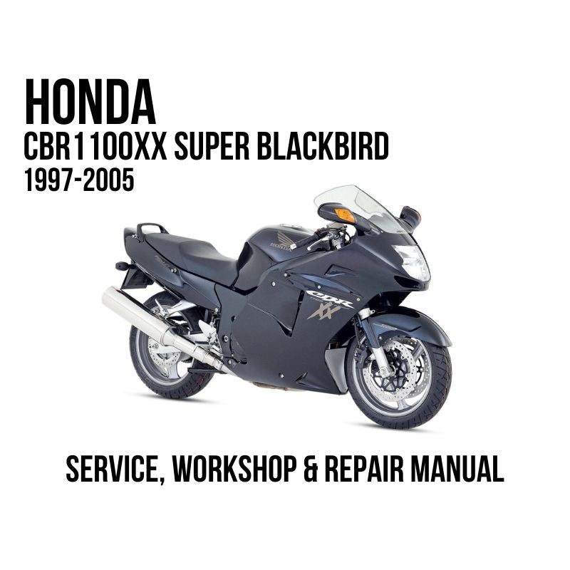 Honda CBR1100XX Super Blackbird 1997-2005 Service, Workshop & Repair Manual black sport-touring motorcycle