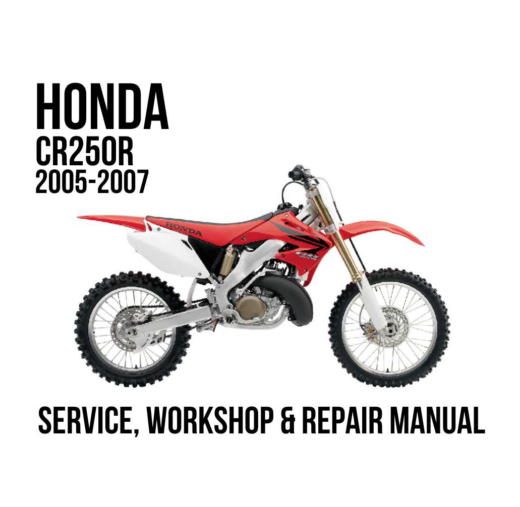 Honda CR250 CR250R 2005-2007 Service Manual