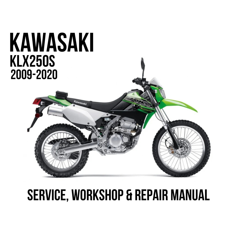 2009-2020 Kawasaki KLX250S Service Manual Cover Image