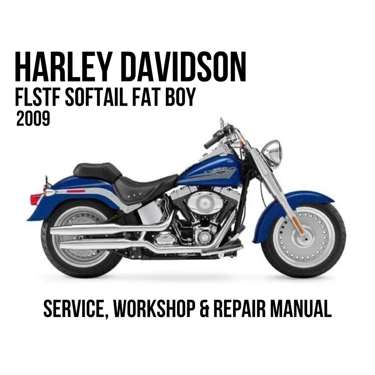 2009 Harley Davidson FLSTF Softail Fat Boy Service, Workshop & Repair Manual
