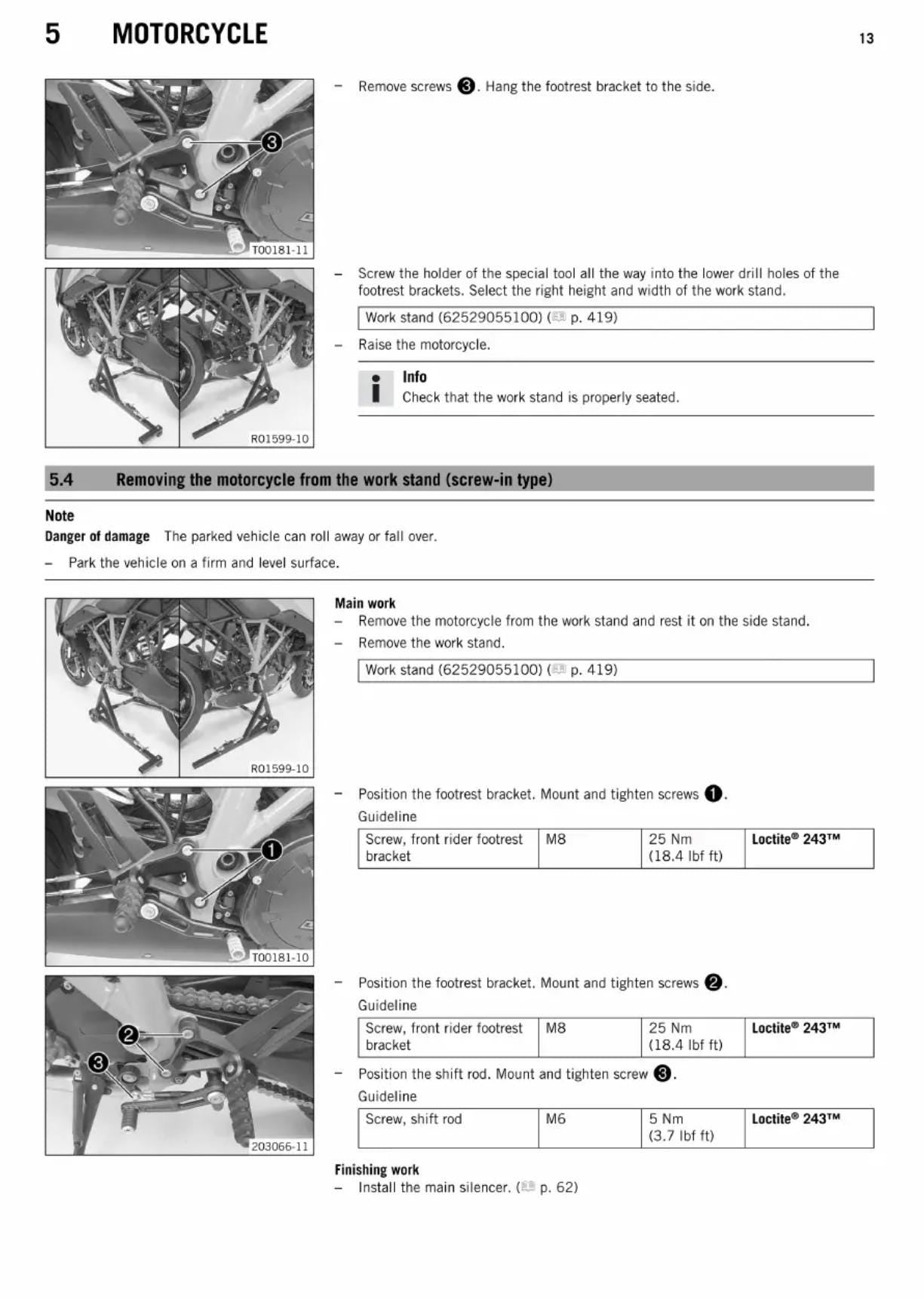 KTM Super Duke GT 1290 2017 Service Workshop Repair Manual