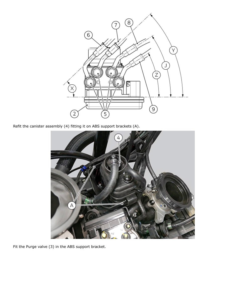 Technical diagram and close-up of mechanical components with text instructions on a white background.