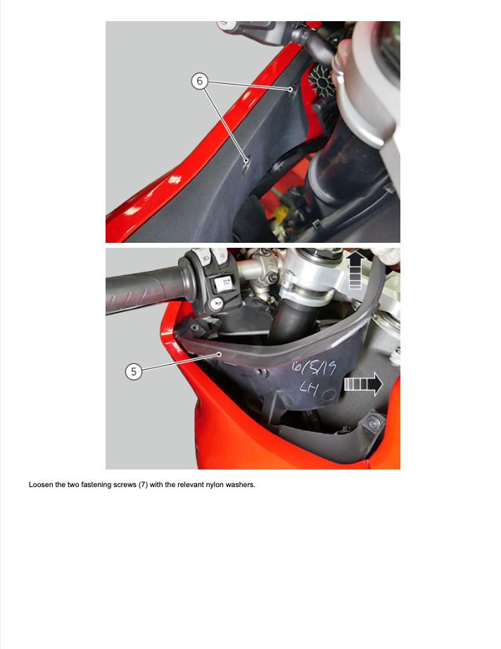 Technical diagram of a motorcycle's suspension system with labeled parts.