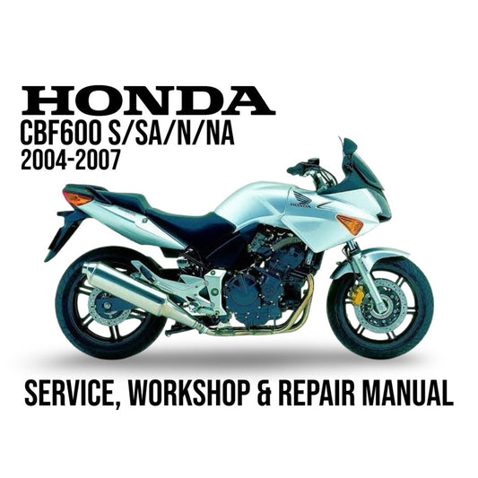 Honda CBF600 N NA S SA 2004-2007 Service Manual