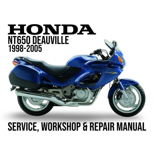 Honda NT650 DEAUVILLE NT650v 1998-2005 Service Manual