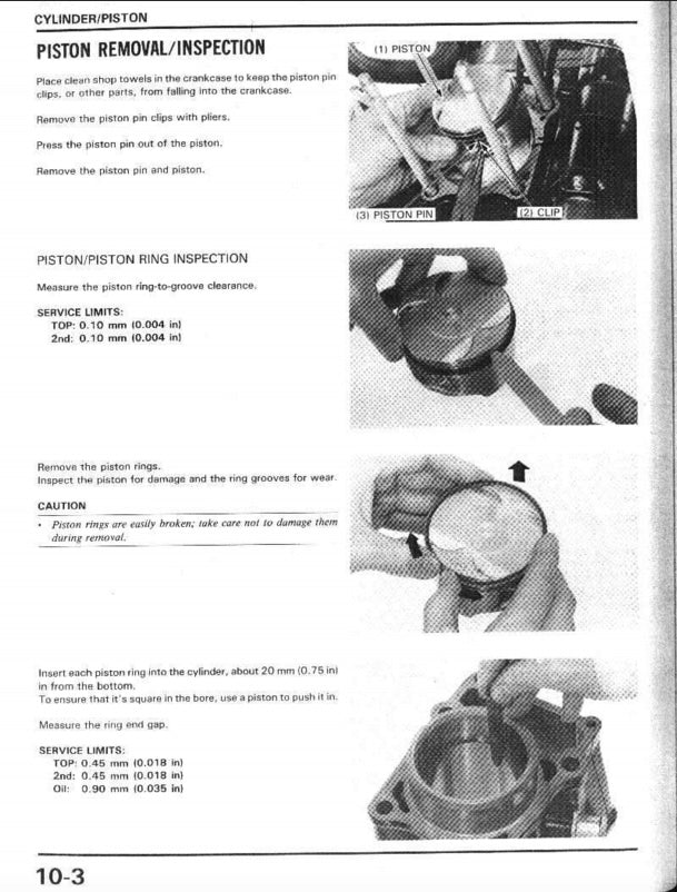 Honda NX250 Dominator 1988-1990 Service Manual