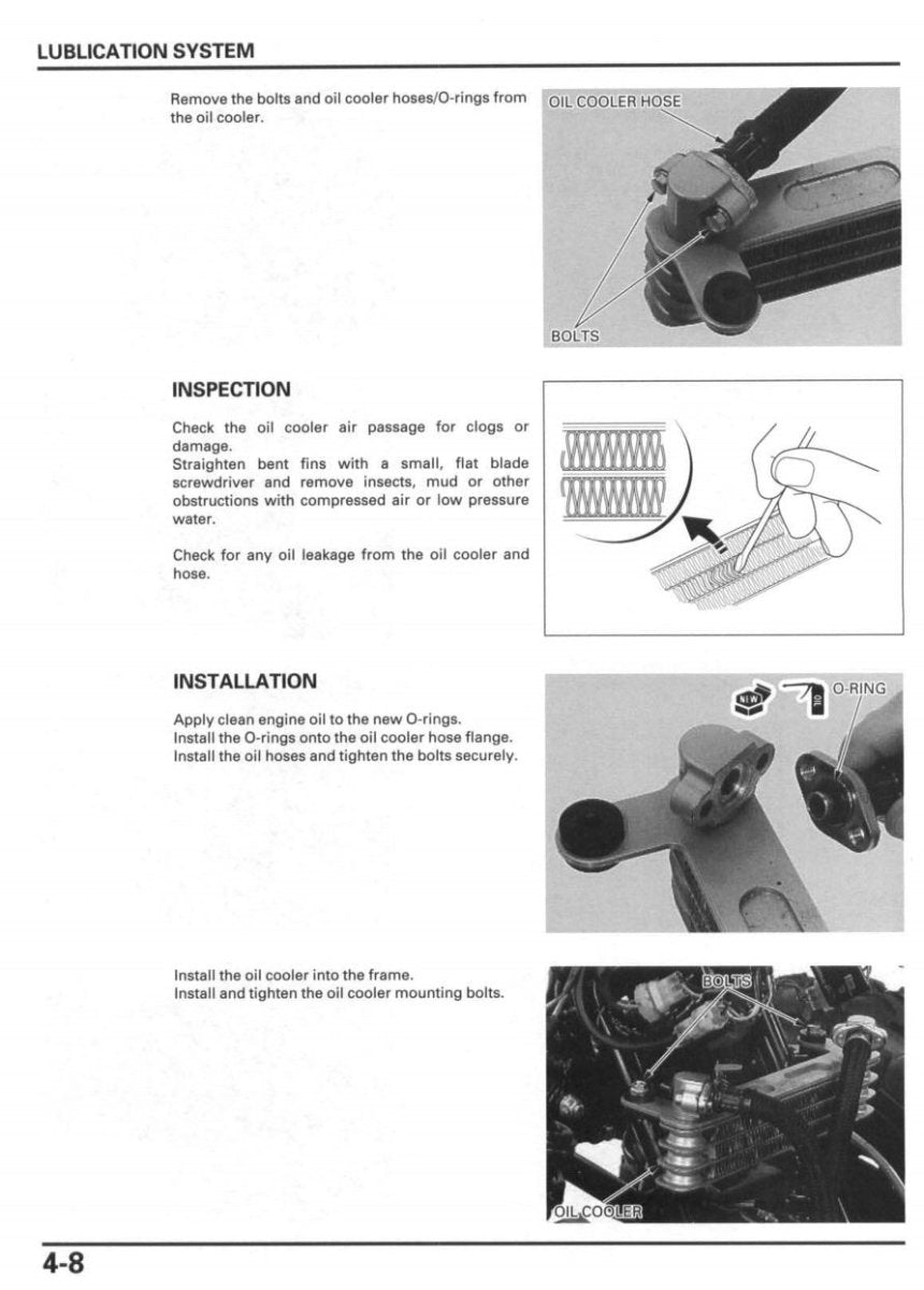 Honda TRX250 TE TM Fourtrax Recon 1997-2004 Service Manual