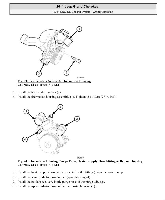 Jeep Grand Cherokee WK2 2011-2013 Service Manual
