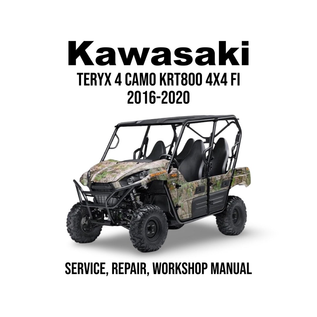 Kawasaki Teryx 4 Camo 800 KRT800 4x4 FI 2016-2020 Service Manual