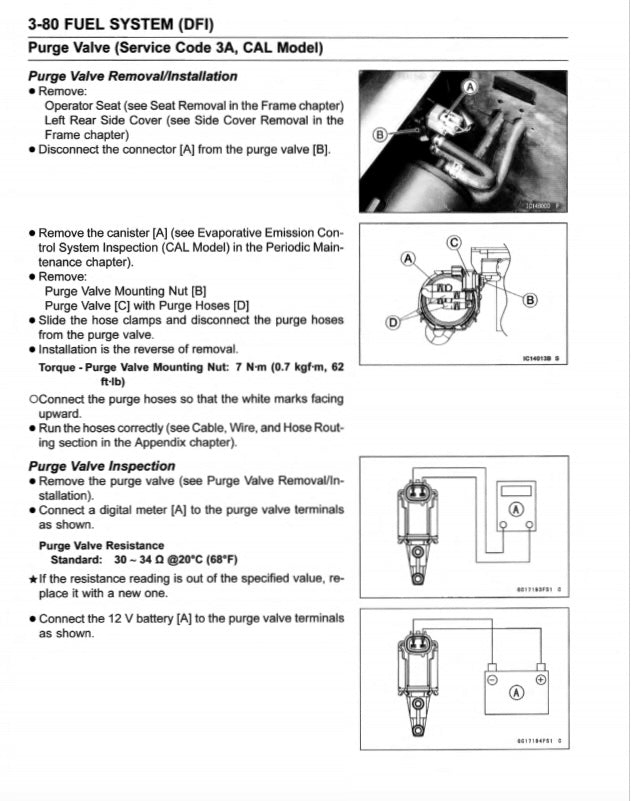 Kawasaki Teryx 4 LE 800 KRT800 4x4 FI 2016-2020 Service Manual