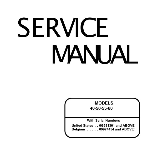 Mercury Mariner 2 Stroke 40 50 55 60 hp Outboard Engine Service Manual