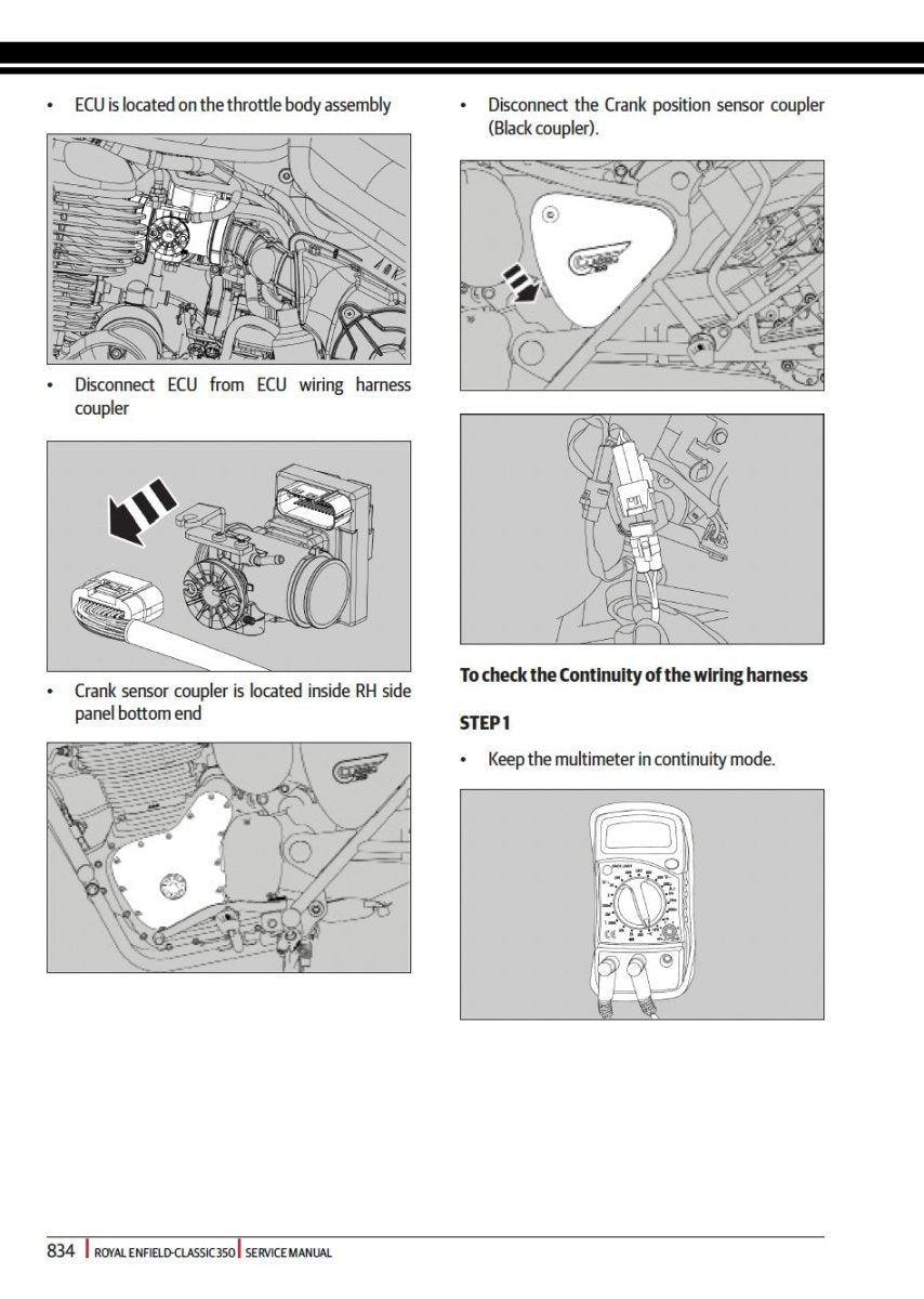 Technical diagram and instructions for automotive repair on a white background