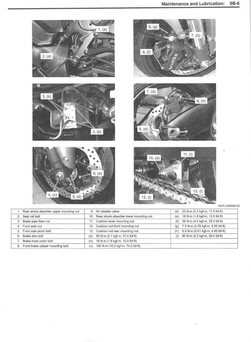 Technical diagram of motorcycle components with labels and measurements on a white background