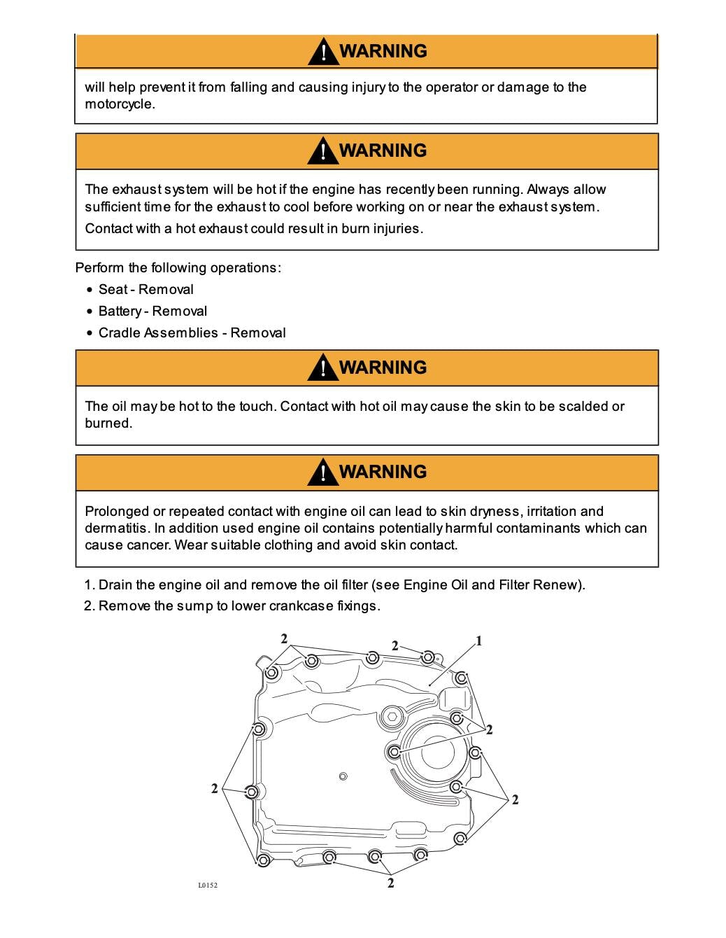 Technical warning labels and diagram on a white background