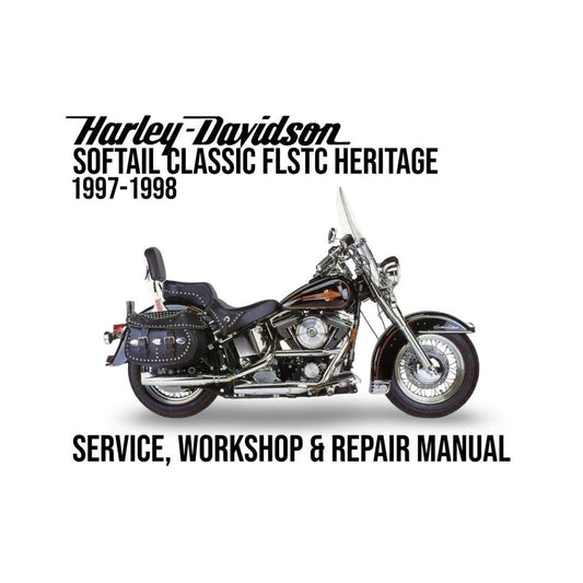 Harley Davidson FLSTC Heritage Softail Classic 1997-1998 Service Manual